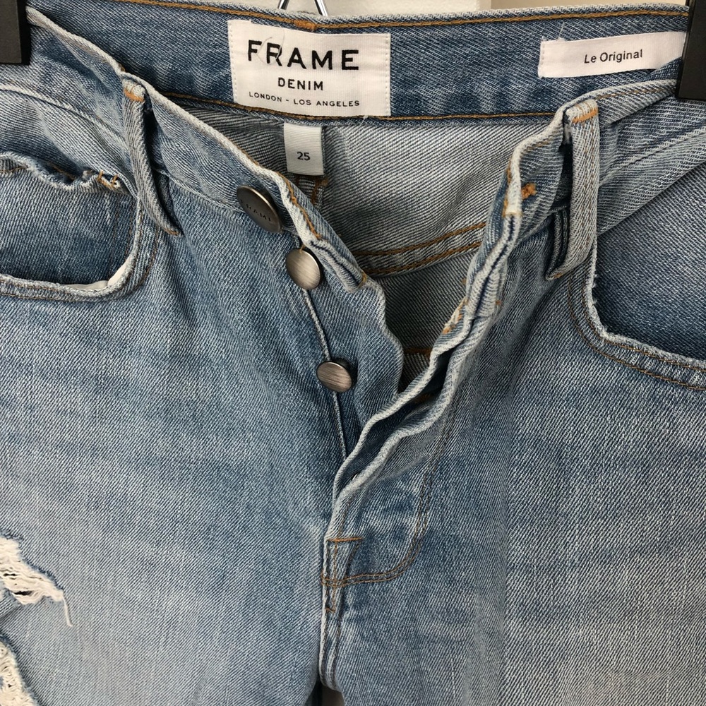 Frame Denim Le Original Ripped Jeans